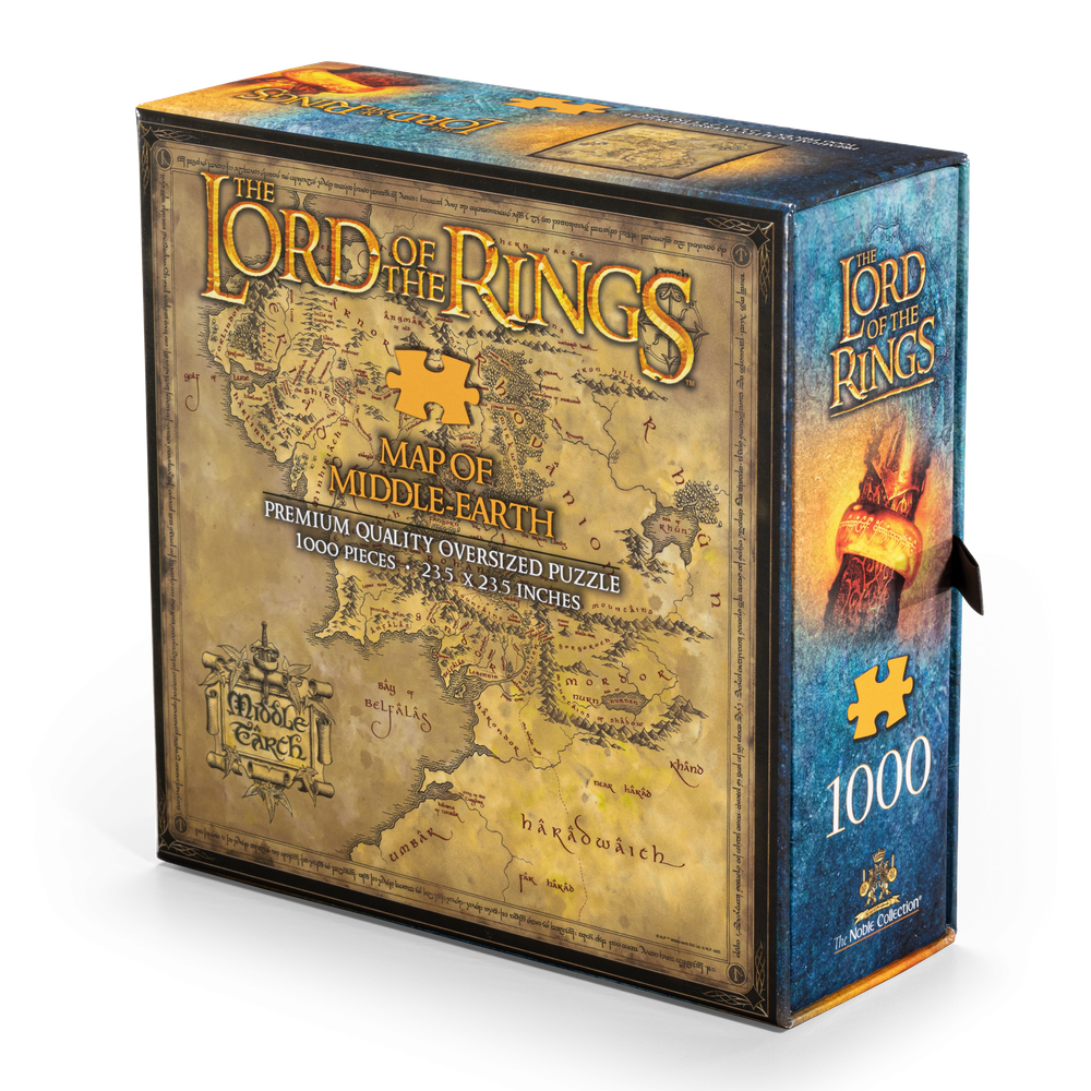 Map of Middle Earth 1000pc Jigsaw Puzzle
