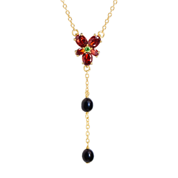 Hermione's Red Crystal Necklace Costume