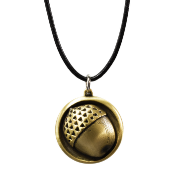 Bilbo Button Pendant Leather Chain
