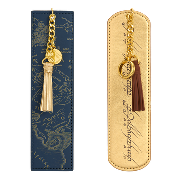 Map of Middle-Earth and Elven Script Bookmark Set