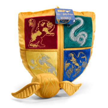 Golden Snitch with Crest Pillow Plush