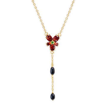Hermione Red Crystal Necklace