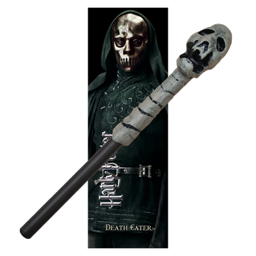 Death Eater Wand Pen and Bookmark - Skull