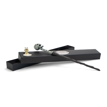 Death Eater Character Wand - Skull